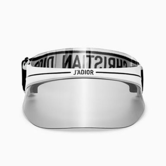 Dior White and Black Visor Sunglasses - Picture 2 of 7